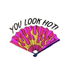 RAVELAND LOOK HOT FAN STICKER