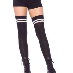 LEG AVENUE Athletic Thigh Highs LEG WRAPS & HOSIERY