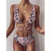 RAVELAND PINK SNAKE SWIMSUIT 2PC SET