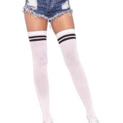 LEG AVENUE Athletic Thigh Highs LEG WRAPS & HOSIERY