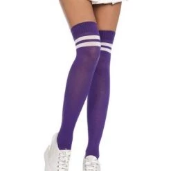 LEG AVENUE Athletic Thigh Highs LEG WRAPS & HOSIERY