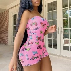 RAVELAND SETS BUTTERFLY ROMPER