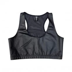 RAVELAND MATTE BLACK SPORTS BRA WOMEN