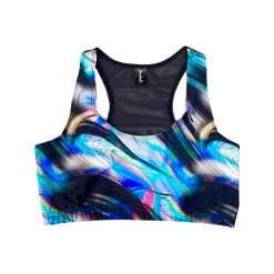 RAVELAND WOMEN LIQUID GALAXY SPORTS BRA