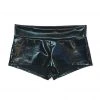 RAVELAND WOMEN RL METALLIC BOOTY SHORTS- BLACK