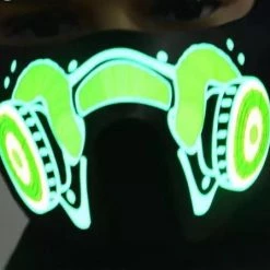 RAVELAND LED FACE MASK BANDANA WOMEN