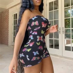 RAVELAND SETS BUTTERFLY ROMPER