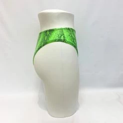 RAVELAND WOMEN GO GREEN SNAKE HIGH WAISTED BRAZILIAN BOTTOMS