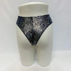 RAVELAND WOMEN GALACTIC SPACE SNAKE HIGH WAISTED BRAZILIAN BOTTOMS