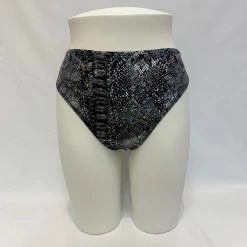 RAVELAND WOMEN GALACTIC SPACE SNAKE HIGH WAISTED BRAZILIAN BOTTOMS
