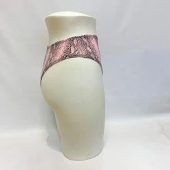 RAVELAND THE PINK SNAKE HIGH WAISTED BRAZILIAN BOTTOMS WOMEN