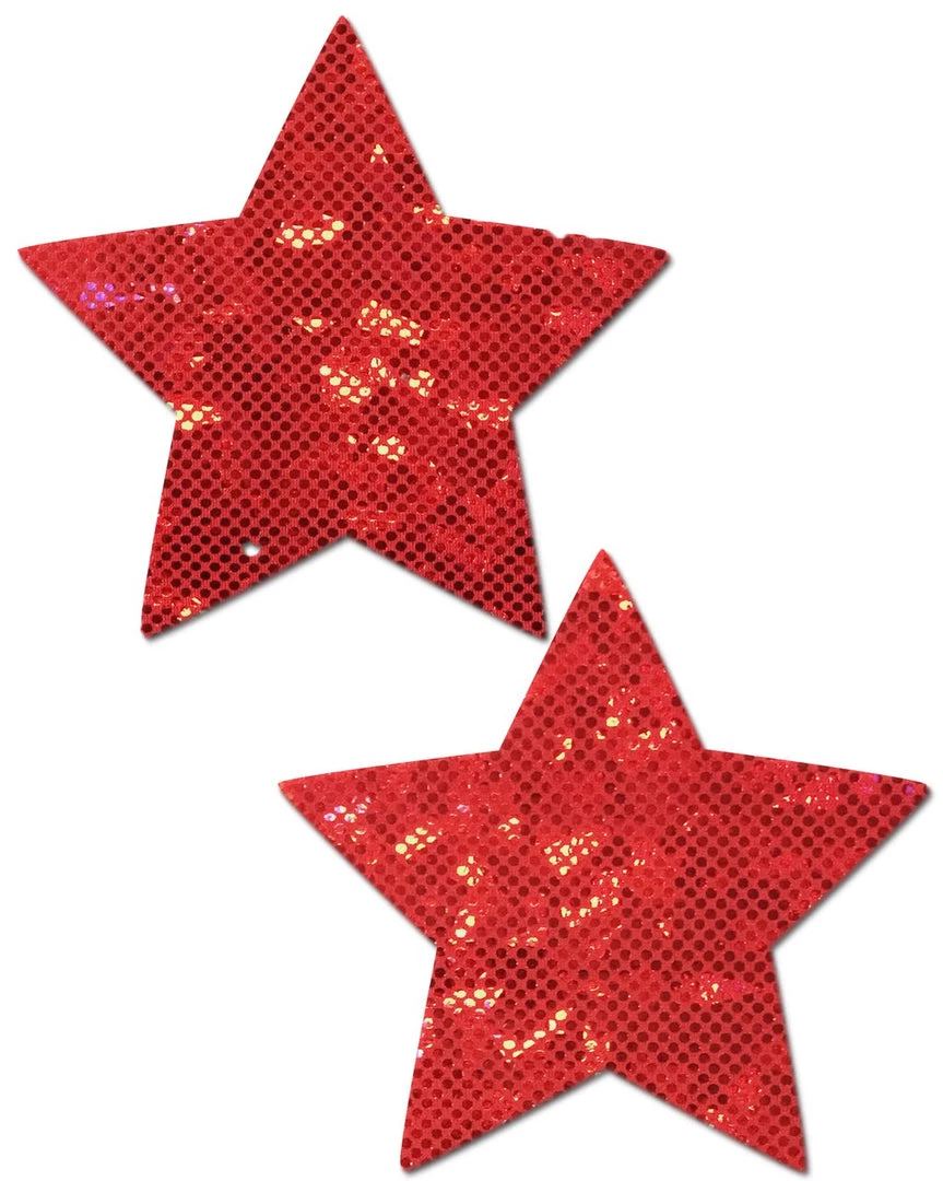 PASTEASE Star: Shattered Glass Disco Ball Star Nipple Pasties 3 PASTEASE Star: Shattered Glass Disco Ball Star Nipple Pasties