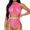 FORPLAY I Heart You Lingerie Set PINK