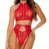 FORPLAY I Heart You Lingerie Set RED