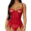 FORPLAY Peek Show Teddy Set Red