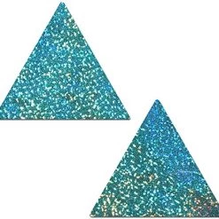 PASTEASE GLITTER TRIANGLE PASTIE GREEN
