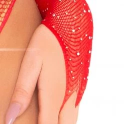 LEG AVENUE Rhinestone Fishnet Bodysuit 36 LEG AVENUE Rhinestone Fishnet Bodysuit