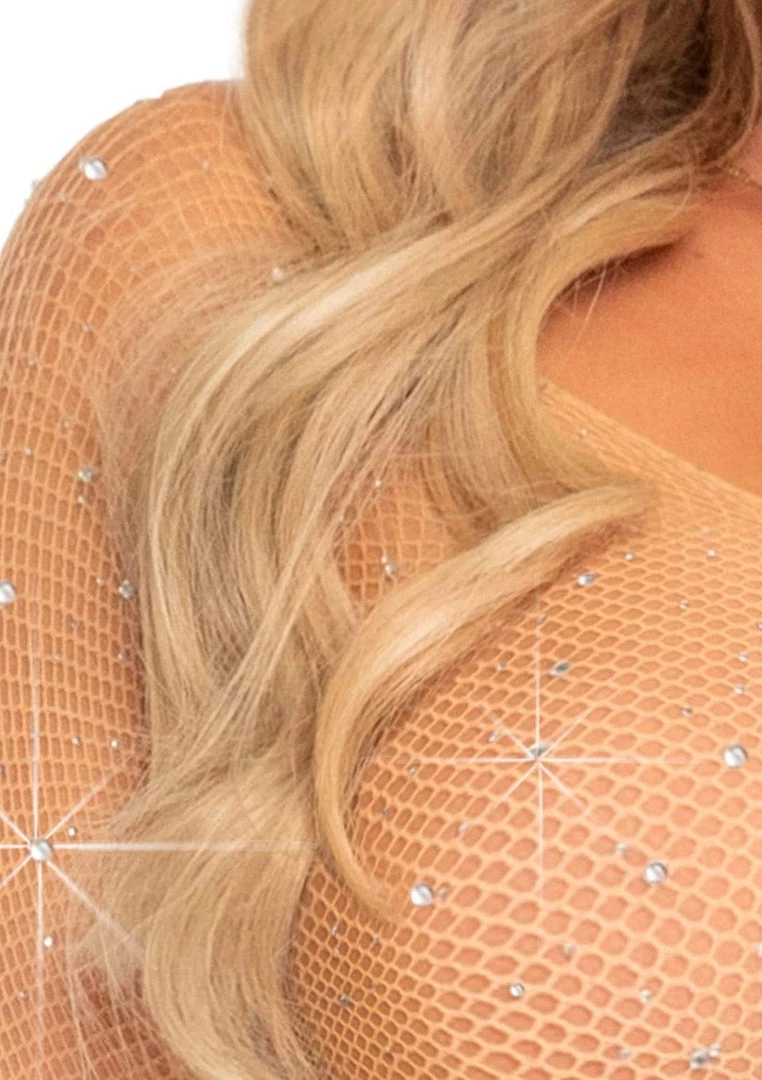 LEG AVENUE Rhinestone Fishnet Bodysuit 21 LEG AVENUE Rhinestone Fishnet Bodysuit