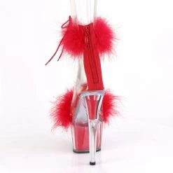 PLEASER SHOES SOFT ADORE RED HEELS