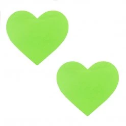 NevaNude Apple Fruitella Green Wet Vinyl Blacklight I Heart U Pasties