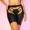 RAVELAND LOVELY LATEX ASAP BUCKLED SHORT CHAP NEW ARRIVALS