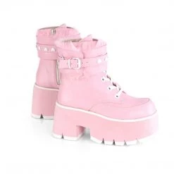 PLEASER Ashes Cuffed Up Platform Boots
