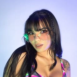 RAVELAND DIAMOND BUTTERFLY GLASSES