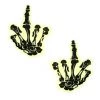 NEVANUDE Fuck You Glow In The Dark Skeleton Hand Nipple Cover Pasties 1 NEVANUDE Fuck You Glow In The Dark Skeleton Hand Nipple Cover Pasties