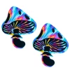 Neva Nude Aztec Rave Mutlicolor Blacklight Toadstool Nipple Covers