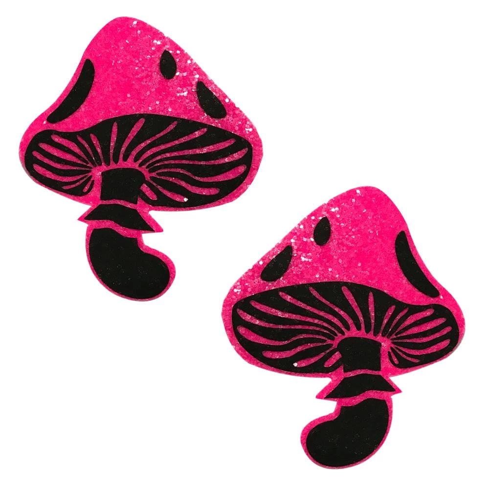 Neva Nude HEADBANGER COLLECTION Super Sparkle Watermelly Blacklight Pink Toadstool Pasties 3 Neva Nude HEADBANGER COLLECTION Super Sparkle Watermelly Blacklight Pink Toadstool Pasties