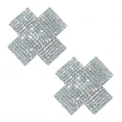 Neva Nude X Marks The Spot Crystal Jewel Reusable Silicone Pasties