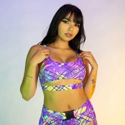 RAVELAND WOMEN COLOR POP UNDERCUT TOP