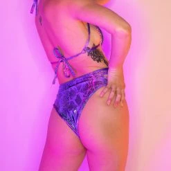 RAVELAND DASH OF SPARKLE SHARK PANTY- PURPLE/PINK