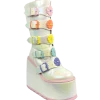 YRU DUNE DAISY - WHITE/PASTEL SHOES