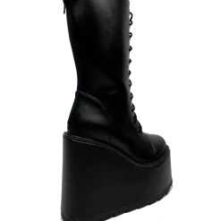 YRU SHOES DUNE LACE UP - BLACK