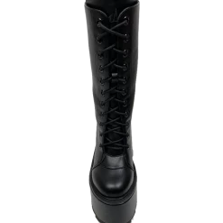 YRU SHOES DUNE LACE UP - BLACK