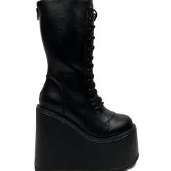 YRU SHOES DUNE LACE UP - BLACK