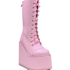 YRU DUNE LACE UP - BABY PINK