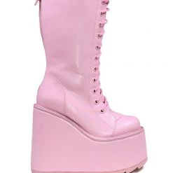 YRU DUNE LACE UP - BABY PINK
