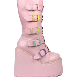 YRU DUNE RAINBOW - PASTEL PINK SHOES
