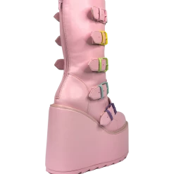 YRU DUNE RAINBOW - PASTEL PINK SHOES