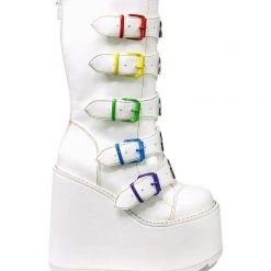 YRU SHOES DUNE RAINBOW - WHITE