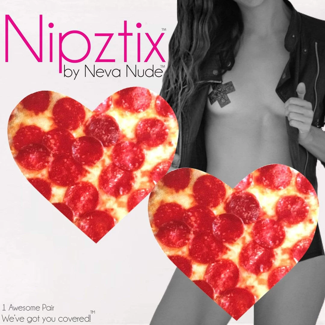 NevaNude HEADBANGER COLLECTION Freaking Awesome Pizza I Heart U Pasties 5 NevaNude HEADBANGER COLLECTION Freaking Awesome Pizza I Heart U Pasties