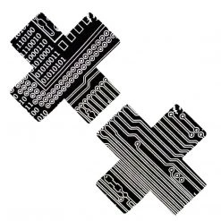 NevaNude GEO Madness Reflective Bright AF X Pasties