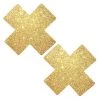 NevaNude Gold Fairy Dust Glitter X Factor Nipple Cover Pasties 1 NevaNude Gold Fairy Dust Glitter X Factor Nipple Cover Pasties