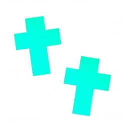 NevaNude Glow In The Dark Crucifix Pasties