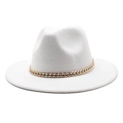 RAVELAND GOLD CHAIN FEDORA
