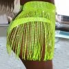 RAVELAND FLASH NEON GREEN DIAMOND SKIRT WOMEN
