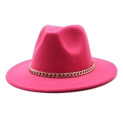 RAVELAND GOLD CHAIN FEDORA