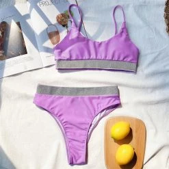 RAVELAND WOMEN ICE COLD / SWIMSUIT PURPLE (2PC SET)